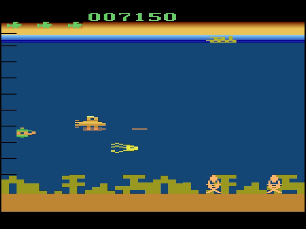 Gameplay of Bermuda Triangle for Atari 2600